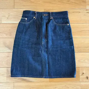 피그 런던 데님 타이트 스커트
