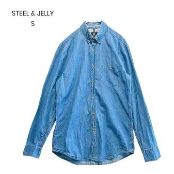 [ STEEL&JELLY ] 청지 셔츠 캐주얼 S 블루 1258