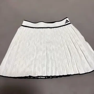 adidas PRIMEKNIT 플리츠 스커트 화이트 골프웨어 L