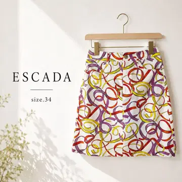 91 새상품급 ESCADA 엘레강스 스커트