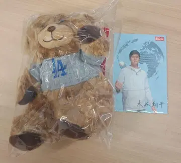 [당일 발송합니다] 오타니 쇼헤이 복슬복슬 베어 봉제 인형 유니폼 다저스