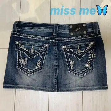 Miss Me 데님 미니 스커트 27인치 Y2K 갸루