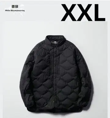 리사이클 하이브리드 다운 자켓 유니클로 x 화이트 마운티니어링