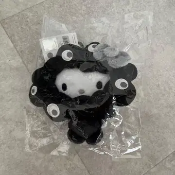 미야쿠미야쿠 산리오 키티 코스프레 카라비너 포함 봉제 인형 블랙미야쿠