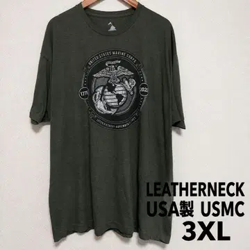 LEATHERNECK USA제 USMC 해병대 T셔츠 3XL 구제 의류