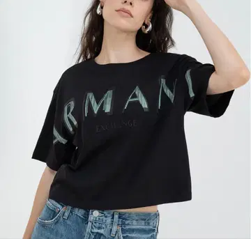 ARMANI EXCHANGE 티셔츠 블랙 S