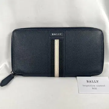 새상품급 BALLY 발리 장지갑 라운드 지퍼 Ribbon 가죽