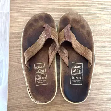[ ISLAND SLIPPER ] 스웨이드 사이즈 6