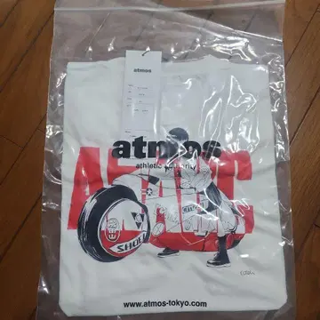 코토츠미 atmos ANARC AKIRA 티셔츠 화이트 XL 화이트
