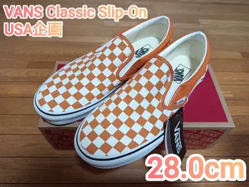 VANS 클래식 슬립온 28.0cm 오렌지