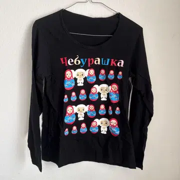 UNIQLO UT 체부라시카 마트료시카 긴팔 T셔츠 M