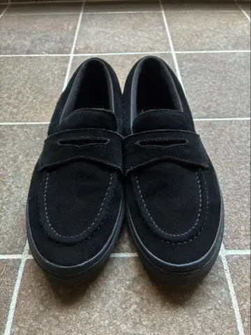VANS 슬립온 로퍼 블랙 스웨이드