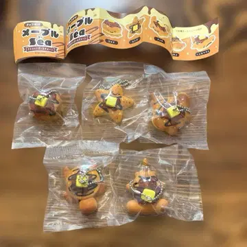 초코 코팅 메이플 바다 마스코트 키링 컴플리트 캡슐 토이