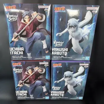 NARUTO VIBRATION STARS 이타치 약사 카부토 피규어 4개