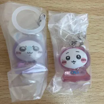 치이카와 (먼작귀) 캡슐 토이 키링 2개 세트 메지루시 모몽가