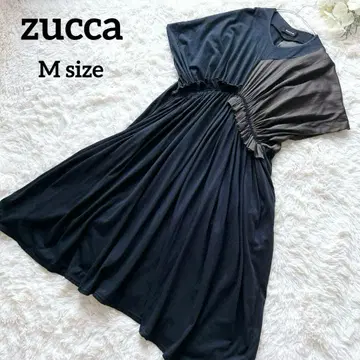 zucca 주카 개더 도킹 원피스 이소재 개더 일본제