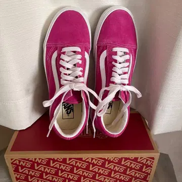 VANS 스니커즈 핑크 24.5cm