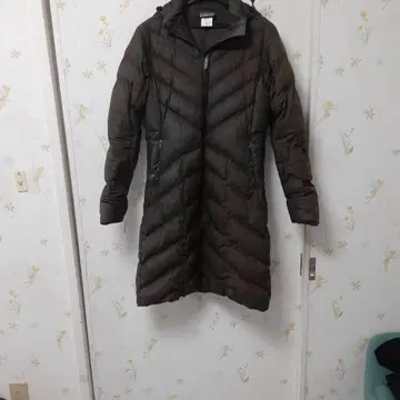 Patagonia 여성용 다운 코트 브라운 S