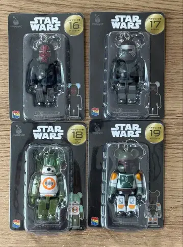 Happy 복권 STAR WARS 베어브릭 4점