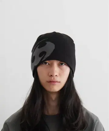 sansan gear 산산기어 비니 니트 모자 차콜