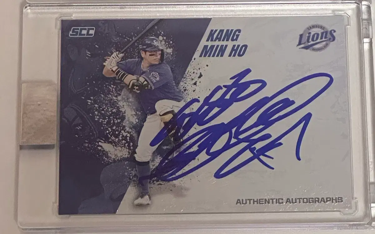 KBO SSC 강민호 삼성라이온즈 오토 카드