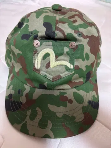 EVISU 카모플라쥬 캡 모자