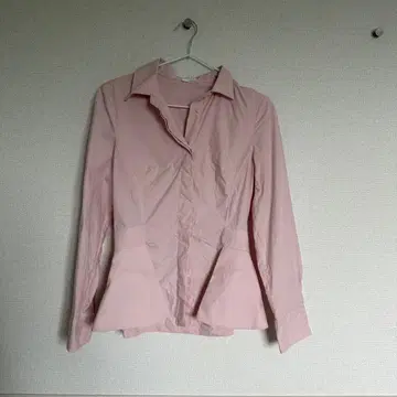 [새상품] ZARA 페플럼 셔츠 XS (핑크)