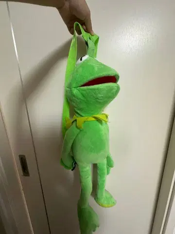 커밋 Kermit the Frog 봉제 인형형 럭색