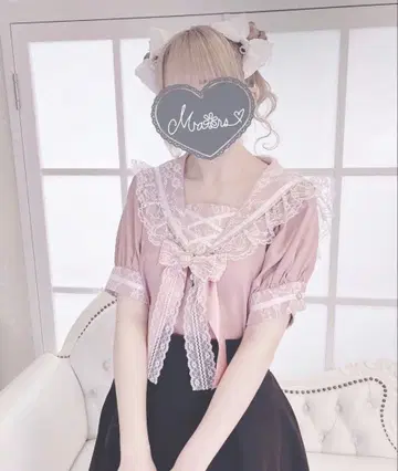 MARS 세일러 카라 반팔 블라우스 지뢰계