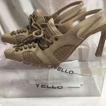 YELLO AGATHIS 스니커즈 힐 베이지 L 사이즈