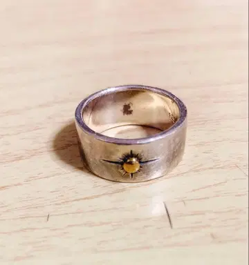 태양 모티브 실버 반지 925