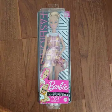 [미개봉 새상품] Barbie Fashionistas 핑크 체크 드레스