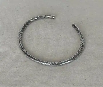 새상품 미사용 실버925 뱅글 실버 액세서리 16.5cm