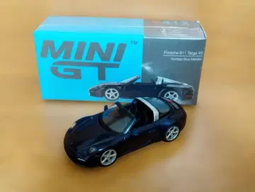 MINI GT 포르쉐 911 타르가 4S 겐치안 블루 412