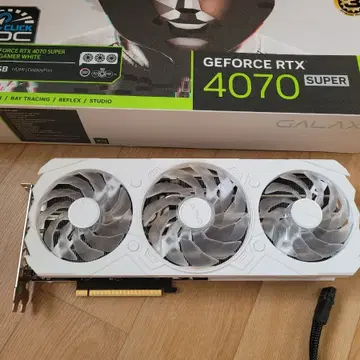 GALAZ RTX 4070 super 12gb ex gamer white | 메모리/VGA | 번개장터