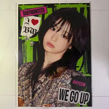 [ 공식 ] BABYMONSTER 아현 그래픽 포스터 B4 베이비몬스터