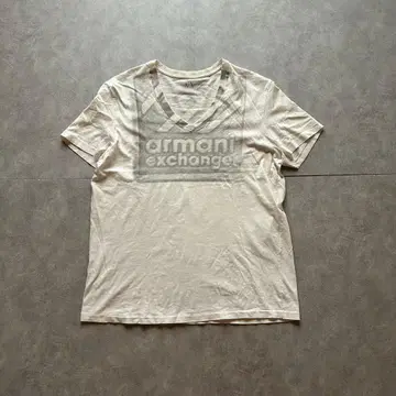 Armani grunge 반팔 셔츠 화이트