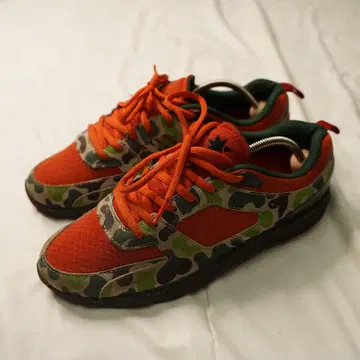 [절묘한 카모플라주] DC SHOES 카모플라주 오렌지 스니커즈
