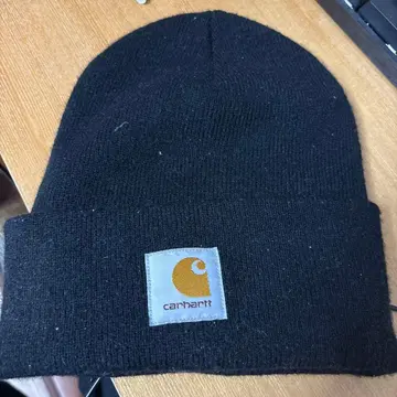 Carhartt 니트 모자 비니 블랙