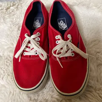 [ 스테디셀러 ] VANS 오센틱 레드 27cm