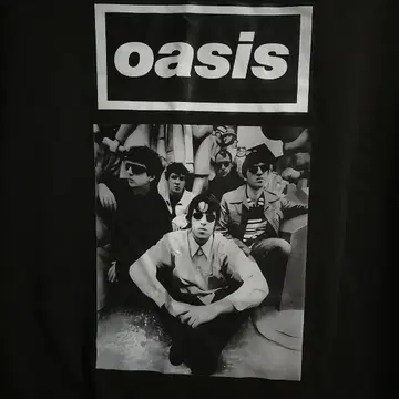 새상품급 oasis 오아시스 멤버 티셔츠 블랙 2XL