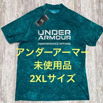 언더아머 골프웨어 반팔 모크넥 2XL 사이즈 그린