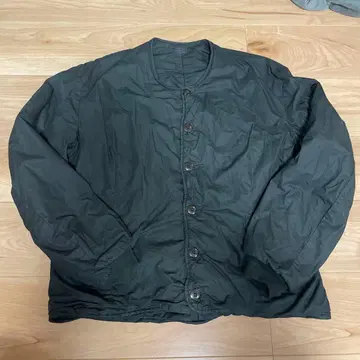 VINTAGE 스웨덴군 충전솜 라이너 자켓 c50 블랙 염색