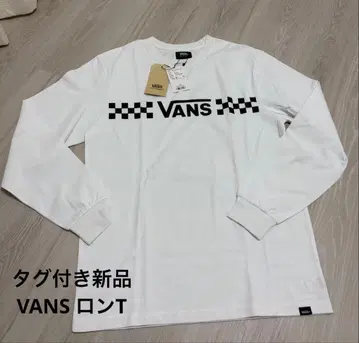 택 포함 새상품 VANS T 긴팔 M 사이즈 화이트