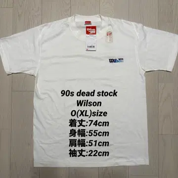 데드스탁 90s Wilson 티셔츠 싱글 스티치 일본제 O