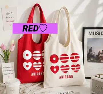 BTS 알리란 토트백 RED