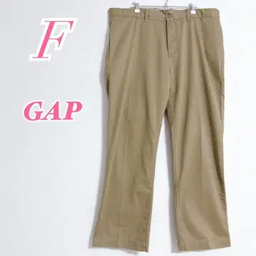 GAP 클래식 카키스 치노 팬츠 베이지 루즈 실루엣 성인