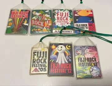 FUJI ROCK FESTIVAL 지역 맵 타임 테이블 세트