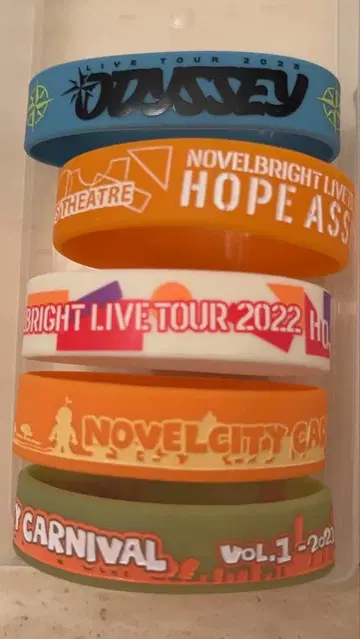Novelbright 러버 밴드 5개 세트