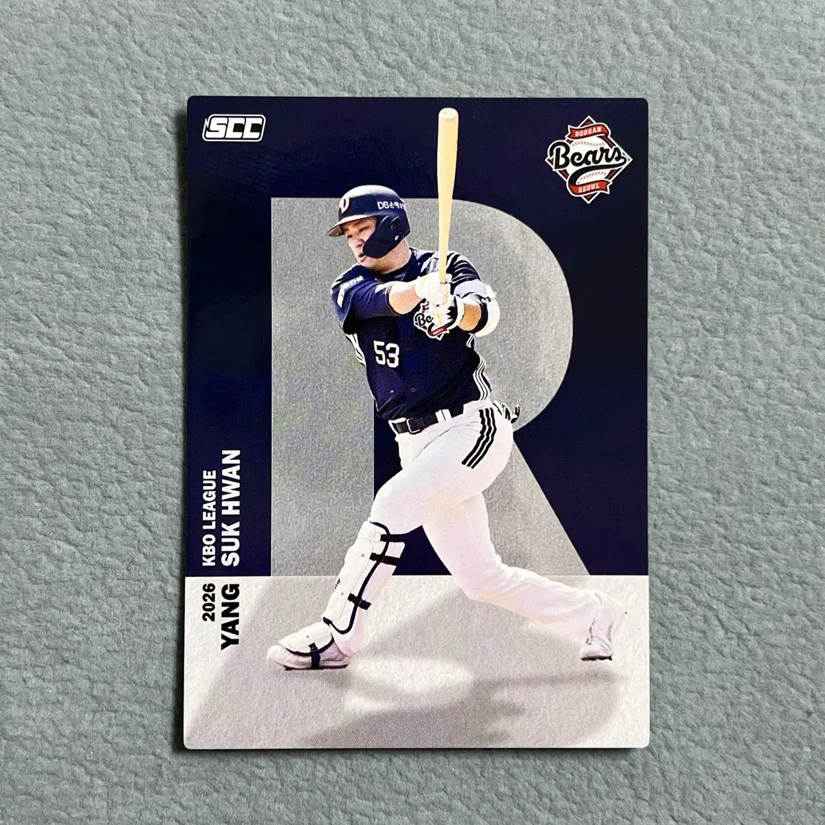 2026 kbo scc 오피셜 두산 양석환 알파벳